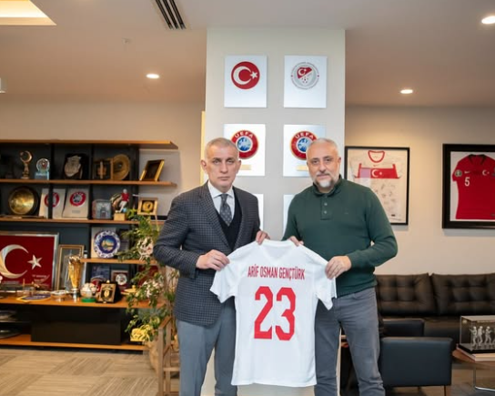 23 Elazığ FK Başkanı Arif Osman Gençtürk’ten TFF Başkanı Hacıosmanoğlu’na Ziyaret