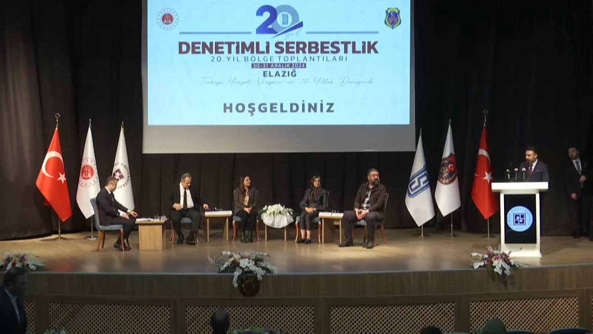 Denetimli Serbestlik Hizmetleri'nin 20. Yılı Elazığ'da Kutlandı