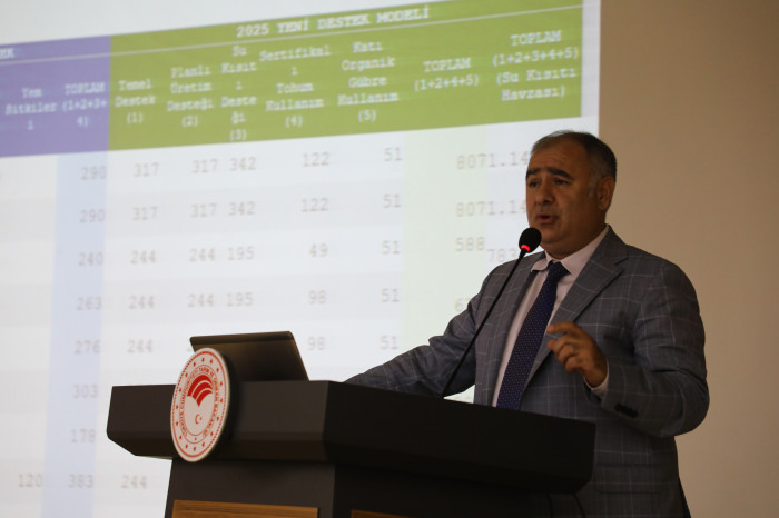 Elazığ'da Yeni Üretim Planlaması ve Destekleme Modeli Eğitimle Tanıtıldı