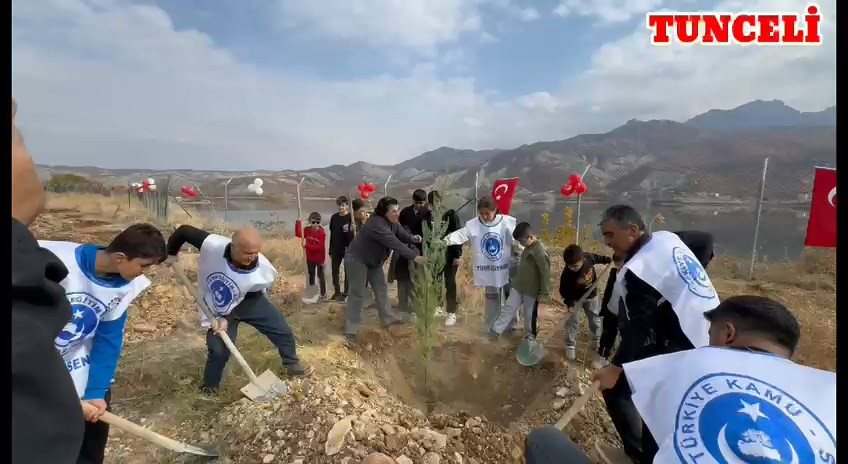 MHP Tunceli İl Başkanlığı, Şehit Öğretmenler Anısına Fidan Dikimi Gerçekleştirdi